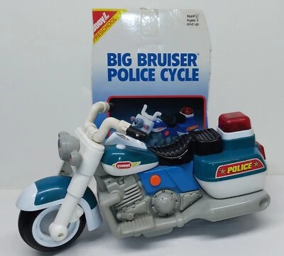 BIG BRUISER POLICE CICLO 12 PULGADAS por BUDDY L 1995 con VOZ, LUCES Y SONIDO Foto 1 de 4