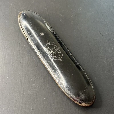 Ancien Porte lunettes étui Boite Art Déco Art Nouveau art Deco - Photo 1/4