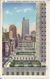 755 International Gardens Rockefeller Center New York City 1939 - Picture 1 of 2