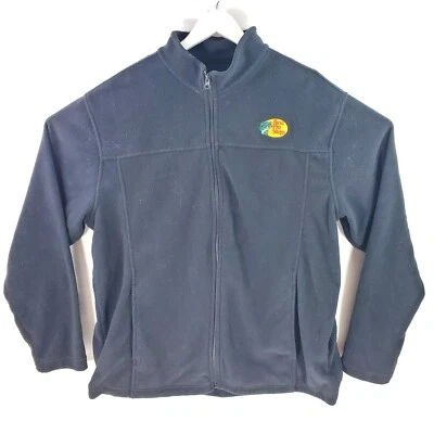 Bass Pro Fleeece Mens XL  Black Full Zip Jacket Pockets Fishing Outdoor Sports - Image 1 of 4