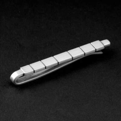 Clip de corbata GEORG JENSEN Sterling # 64A. Vintage. Plata. Harald Nielsen. 3535032 Foto 1 de 4