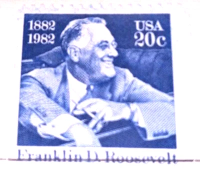 Franklin Delano Roosevelt - Presidents - 22kt Gold Replica Stamps - SEE BELOW - Image 1 of 4