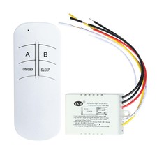 Wireless ON/OFF 220V Lamp Remote Control Switch Receiver Transmitter