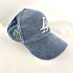 Reference LA Hat Men Adjustable Double Snapback Palm Tree Kill The Hype Corduroy - Picture 1 of 11