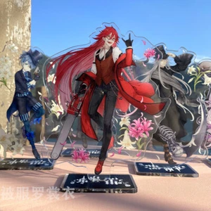 Black Butler Grell Sutcliff Ciel Phantomhive Acrylic Stand Figure Decor Models - Picture 1 of 11