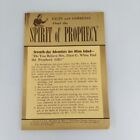 Facts And Comments About The Spirit Of Prophecy Ellen G. White Booklet 1958 SDA