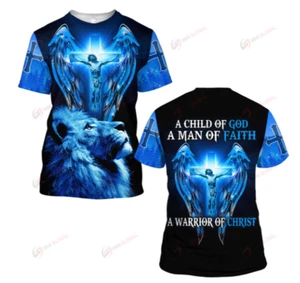A CHID OF GOD CHRISTIAN GOD JESUS NEW 3D T-SHIRT Mother Day Gift Best Price - Picture 1 of 3