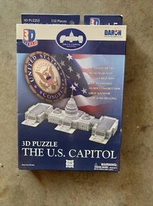 132 Piece 3D Puzzle Model Kit - US Capitol Building Free Shipping - Picture 1 of 4