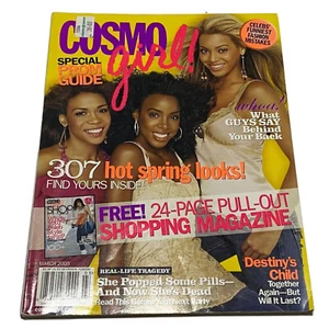 Vintage CosmoGirl Women Magazine MARCH 2005,Destiny's Child,307 Hot Spring Looks - Foto 1 di 21