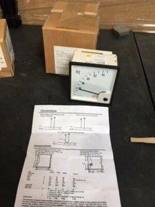 Crompton Frequency Meter Gauge 553316 380-440 V AC 55-60-65 Hz 6625-99-254-1374 - Picture 1 of 8