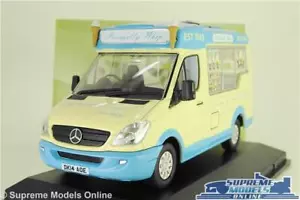 MERCEDES SPRINTER ICE CREAM MODEL VAN PICCADILLY WHIP 1:43 SCALE OXFORD WM007 K - Picture 1 of 4