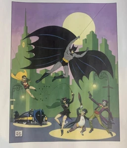 BATMAN THE GOLDEN YEARS BATMAN Part 1 Of 2 Print Set 1989 First Team Press - Picture 1 of 9
