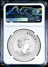 2022 The Last Queen Elizabeth Portrait on Silver Kangaroo 1oz Coin NGC MS 70 $1