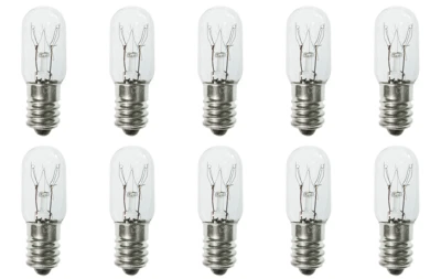 CEC INDUSTRIES Box of 10 Bulbs 10T5-1/2 Clear 10 Watt 120 Volt E14 (SES) Base 120V 10W