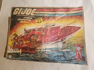 Hasbro GI Joe Cobra MORAY HYDROPLANIL 1985 de colección solo mal estado - Imagen 1 de 17