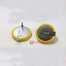 New LIR2032 LIR 2032 Li-ion 3.6V Rechargeable Battery Button/Coin With 2 Tabs