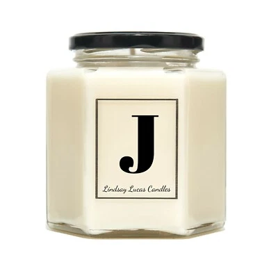 Letter J Alphabet Scented Candle - Image 1 of 4