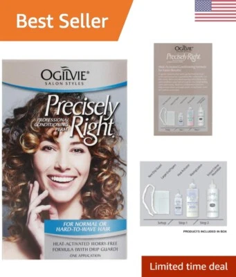 Perm acondicionador profesional activado por calor para cabello normal o difícil de ondular Foto 1 de 4