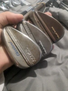 good Right Cleveland rtx 6 zipcore tour rack raw wedge set.50,54,58. - Picture 1 of 8