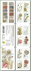 France 2017 booklet Art Workshop flower cristal pearl mosaic stone whool 12v mnh - Picture 1 of 1