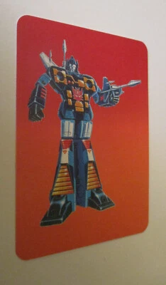 Frenzy card #109 (red/orange) Transformers Hasbro 1985 plus sticker - Image 1 of 4