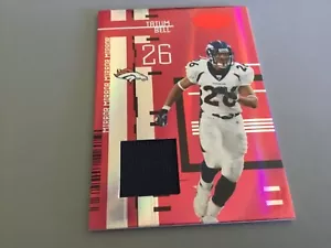 2005 Leaf Certified Materials Mirror Red Football Patch Card #38 Tatum Bell /100 - Picture 1 of 3