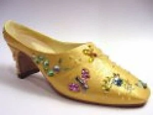 Summer Buzz YELLOW Artist Edition Jeweled Dragonfly/Butterly Just the Right Shoe - Picture 1 of 3