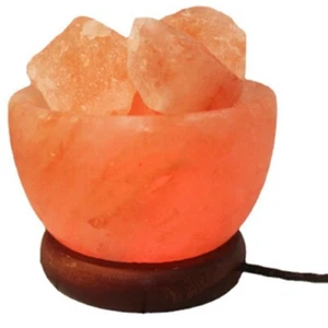 Himalaya-Kristall-Salzlampe, LED-Nachtlicht mit Buntem Farbwechsel S9B67378 - Bild 1 von 10