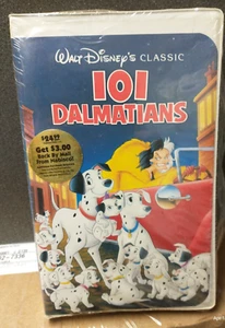 101 Dalmatiner VHS 1263 Walt Disney klassisch schwarz Diamant Edition seltener Videorecorder NEU - Bild 1 von 7