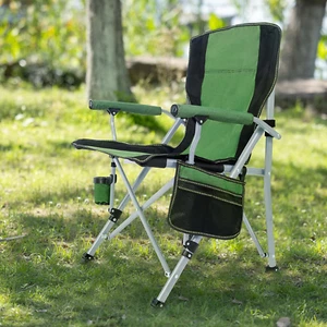 Outdoor Portable Camping Chair, Lightweight Folding Camping Chair, Heavy Duty Su - Picture 1 of 7
