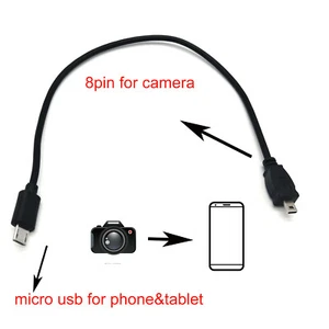 OTG CABLE for fuji FinePix F20 F30 F31FD F40FD F460 F470 F50fd J15fd J20 J25 J30 - Picture 1 of 10