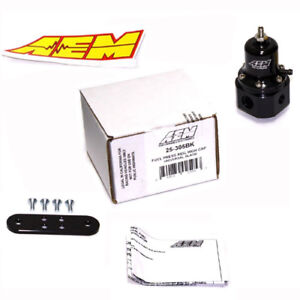 AEM 25-305BK UNIVERSAL HIGH CAPACITY FUEL PRESSURE REGULATOR FPR -6AN 9/16-18