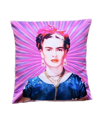 Mexikanische Frida Kahlo Kissenbezug 48 x 48 cm - Bild 1 von 3
