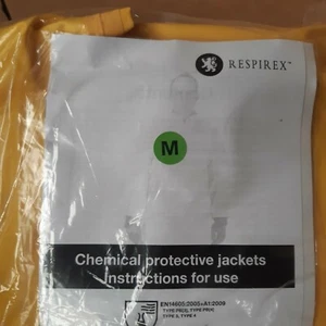 Respirex PROTECTIVE COAT Reusable PPE - Size Medium (M) NEW - Picture 1 of 12