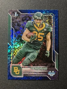 Mini diamante azul Bowman Chrome U Dawson Pendergrass 2025 #/150 Baylor - Imagen 1 de 2
