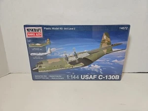 MINICRAFT 1:144 LOCKHEED C-130B USAF Model Kit New Sealed - Picture 1 of 2