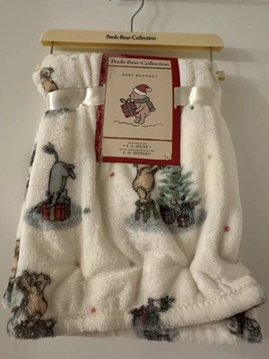 Disney Baby Blanket Winnie The Pooh Bear Collection Eeyore Infant NWT 30x40 - Image 1 of 4