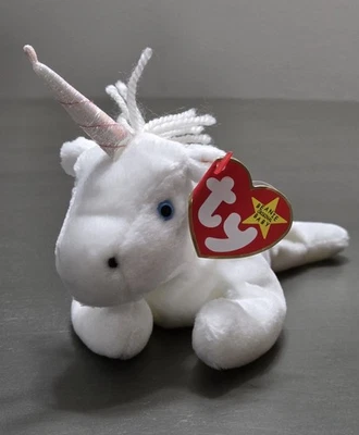 Ty Beanie Babies, - MYSTIC the Unicorn,  Vintage/ Retired Rare W/ tag Errors - Image 1 of 4