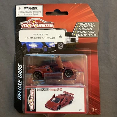 Majorette Deluxe Lamborghini Countach LP400 rojo 1:64   Foto 1 de 2