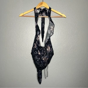 Free People Bufanda Halter Top Estampado Floral Talla Grande - Imagen 1 de 4