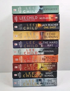 10x Lee Child Books Jack Reacher Crime Thriller Paperback Bulk Bundle Free Ship - Picture 1 of 16