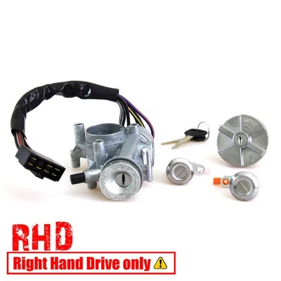 Ignition Door Fuel Cap Lock Set Fit 83-88 Toyota Hilux 4th Gen N50 RN65 YN67 RHD - Image 1 of 4