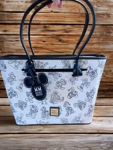 Disney Dooney & Bourke Mickey Through the Years 90th Shopper Tasche Neu mit Etikett - Bild 1 von 4