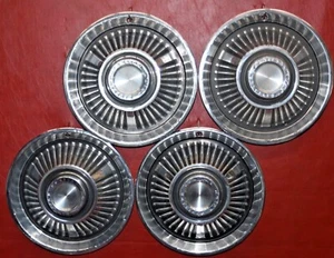 1964 Pontiac Bonneville Catalina 14" Hubcap Wheel Covers Deluxe Set of 4 OEM - Picture 1 of 11