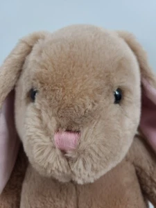 Build A Bear Workshop 15" Pawlette Bunny Rabbit Tan Plush Pink Ears Feet w Sound - Picture 1 of 12