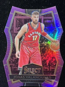 2016-17 Select Prizms /99 Purple Die-Cut Jonas Valanciunas #155 Toronto Raptors - Picture 1 of 2