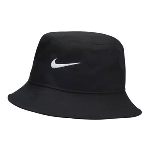 Golf Bucket Hat - Nike Apex Swoosh Bucket Hat Black - for Medium sizes - Picture 1 of 2