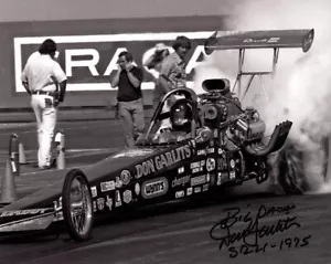 FOTO 8x10 firmada autografiada por don garlits drag racing legend rara beckett bas - Imagen 1 de 2