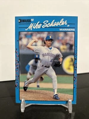 1990 Donruss Best of the AL Mike Schooler Seattle Mariners #82 - Image 1 of 2