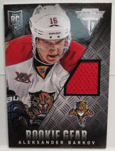 2013-14 Panini Anthology Titanium Update Gear Aleksander Barkov #RG-AB Rookie RC